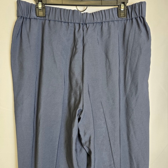 Loft Outlet Pleated Tapered Leg Trouser Pants, Blue, Women's Size Medium - Picture 5 of 10